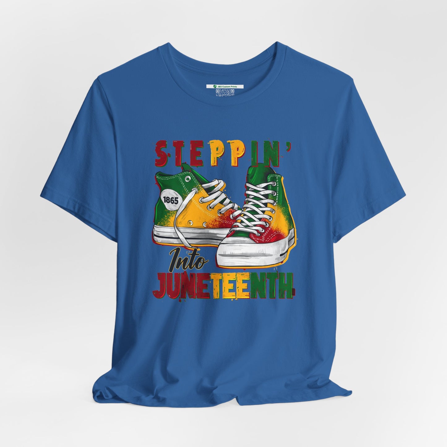 Steppin' Into Juneteenth (Adult Unisex Tee)
