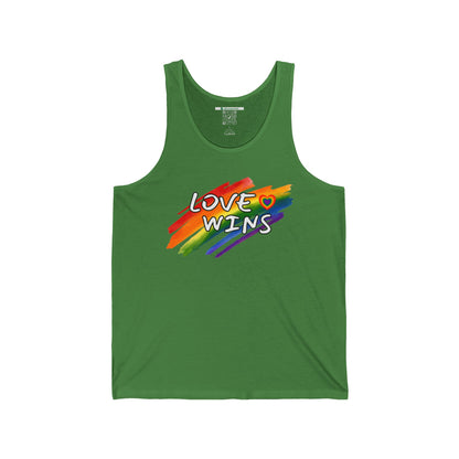 LGBTQ+ "Love Wins" (Adult Unisex Tank Top)