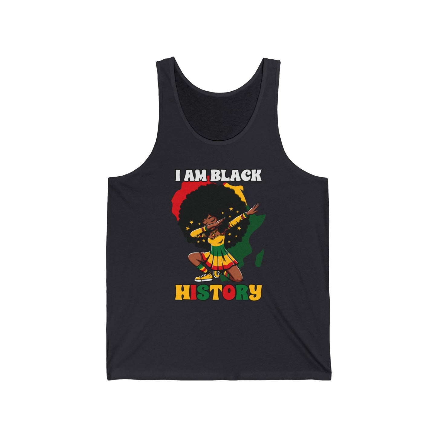 I Am Black History (Adult Unisex Tank Top) - J&S Custom Prints