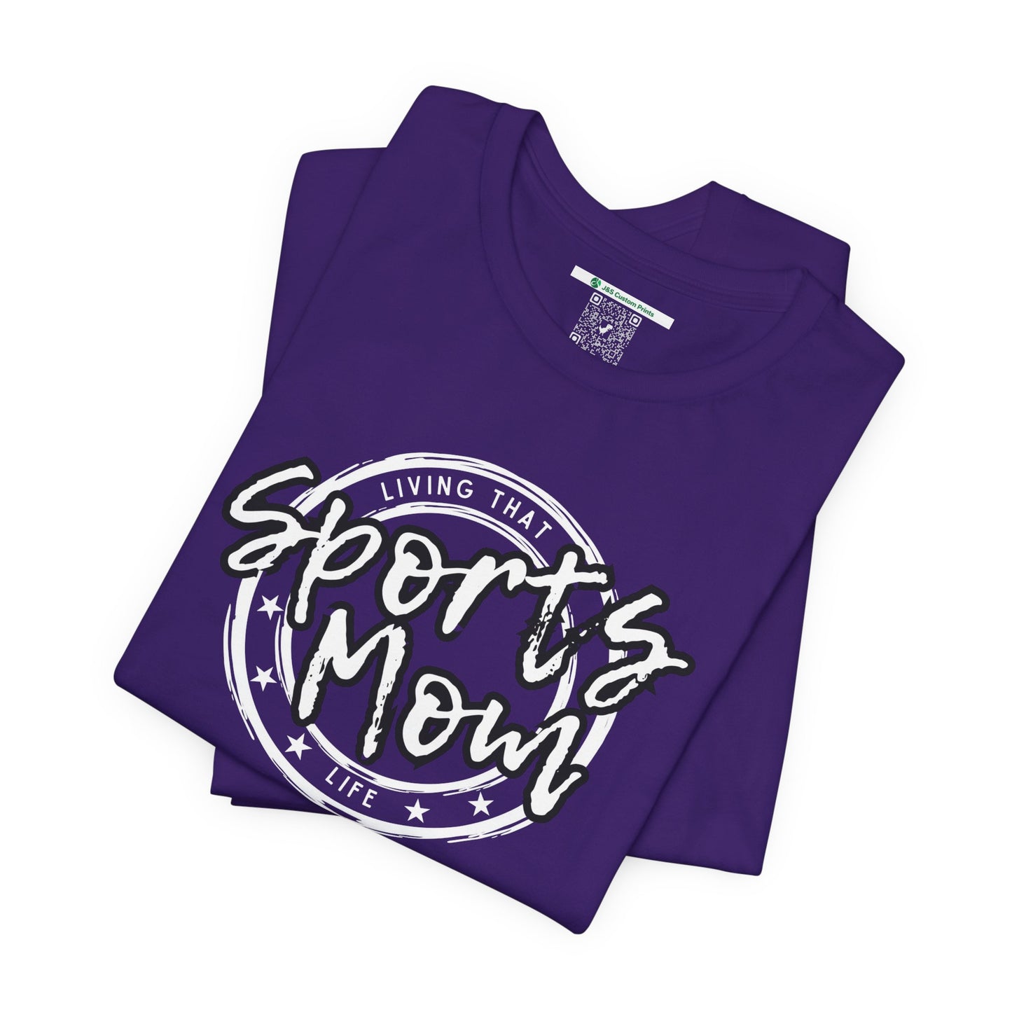 Sports Mom -- Black Font (Adult Unisex Tee)