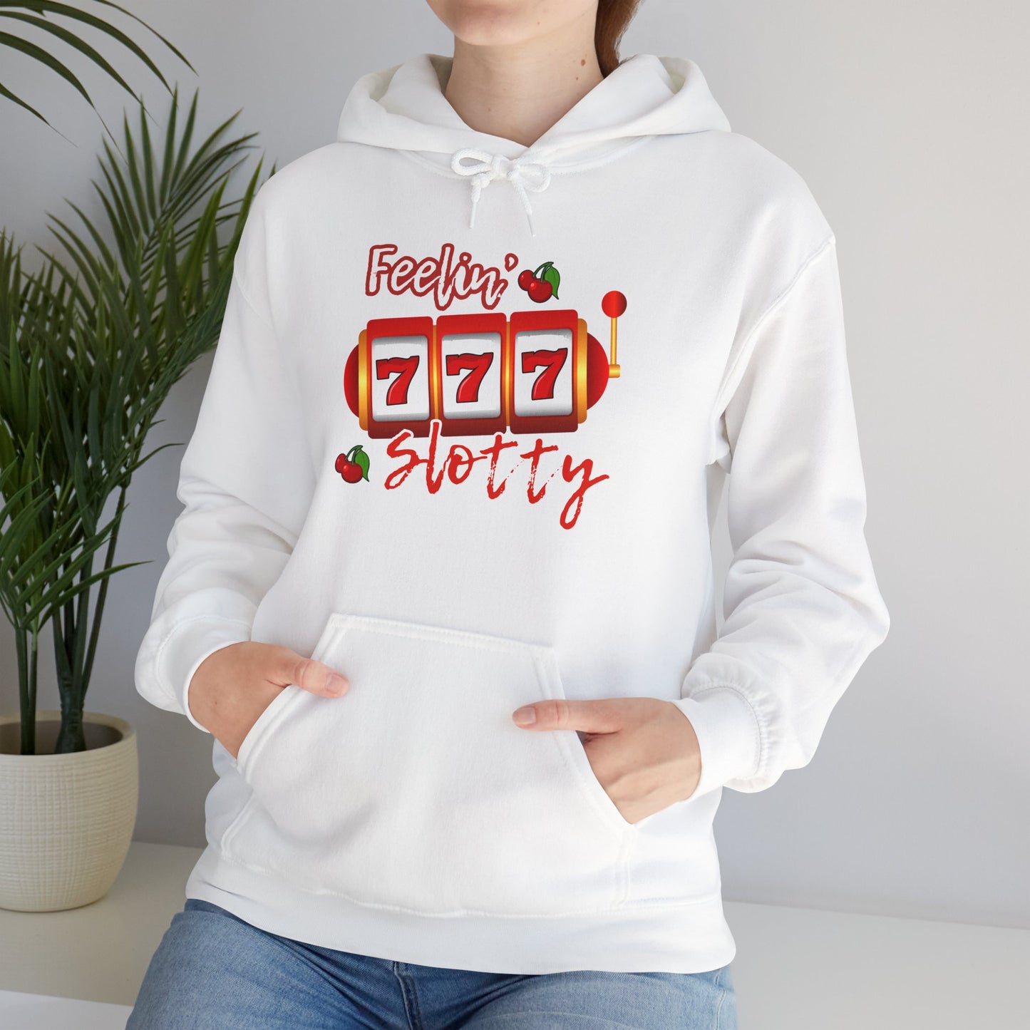 Feelin' Slotty (Adult Unisex Hooded Sweatshirt)