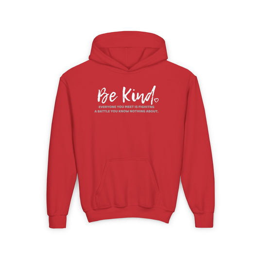 Be Kind (Youth Unisex Hooded Sweatshirt)