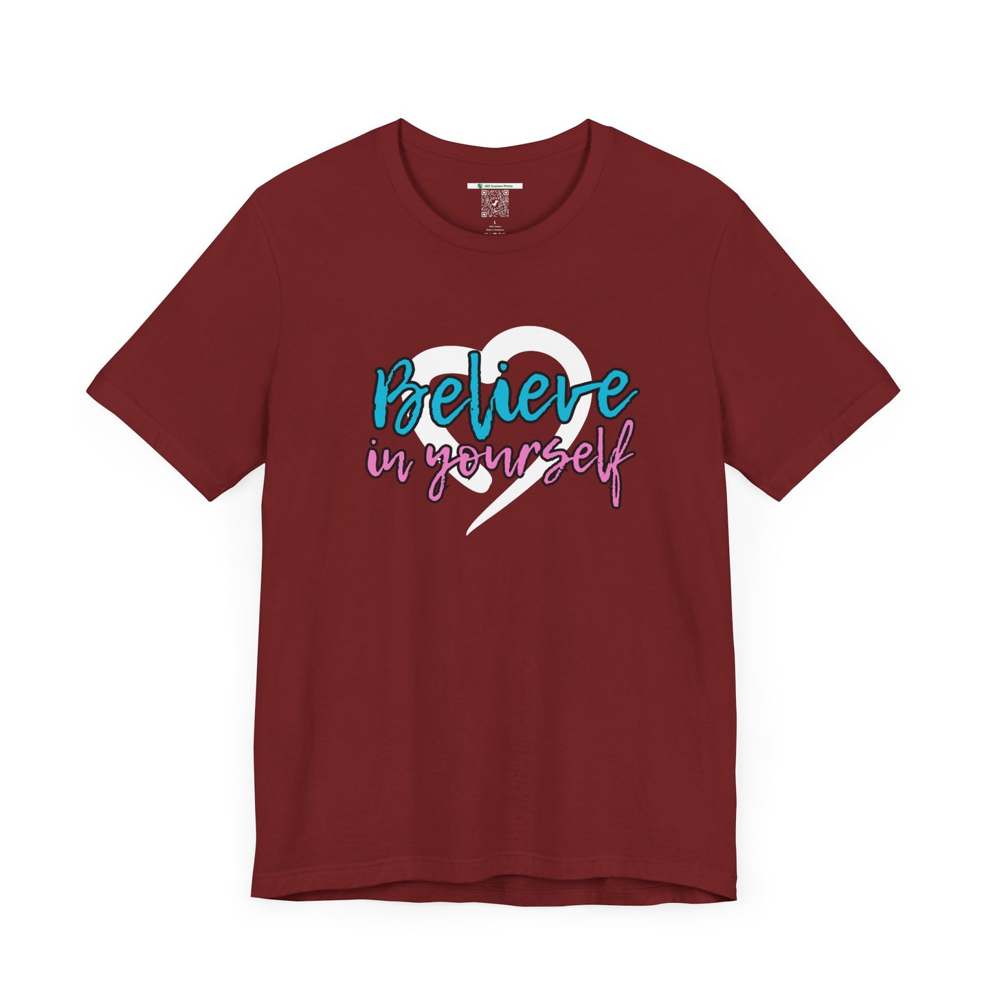 Believe In Yourself -- Pink/Blue (Adult Unisex Tee)