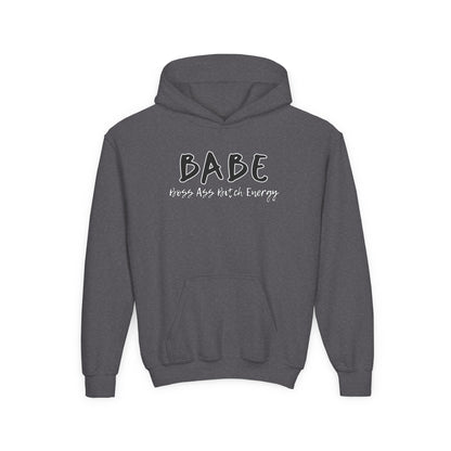 BABE (Youth Unisex Hooded Sweatshirt)