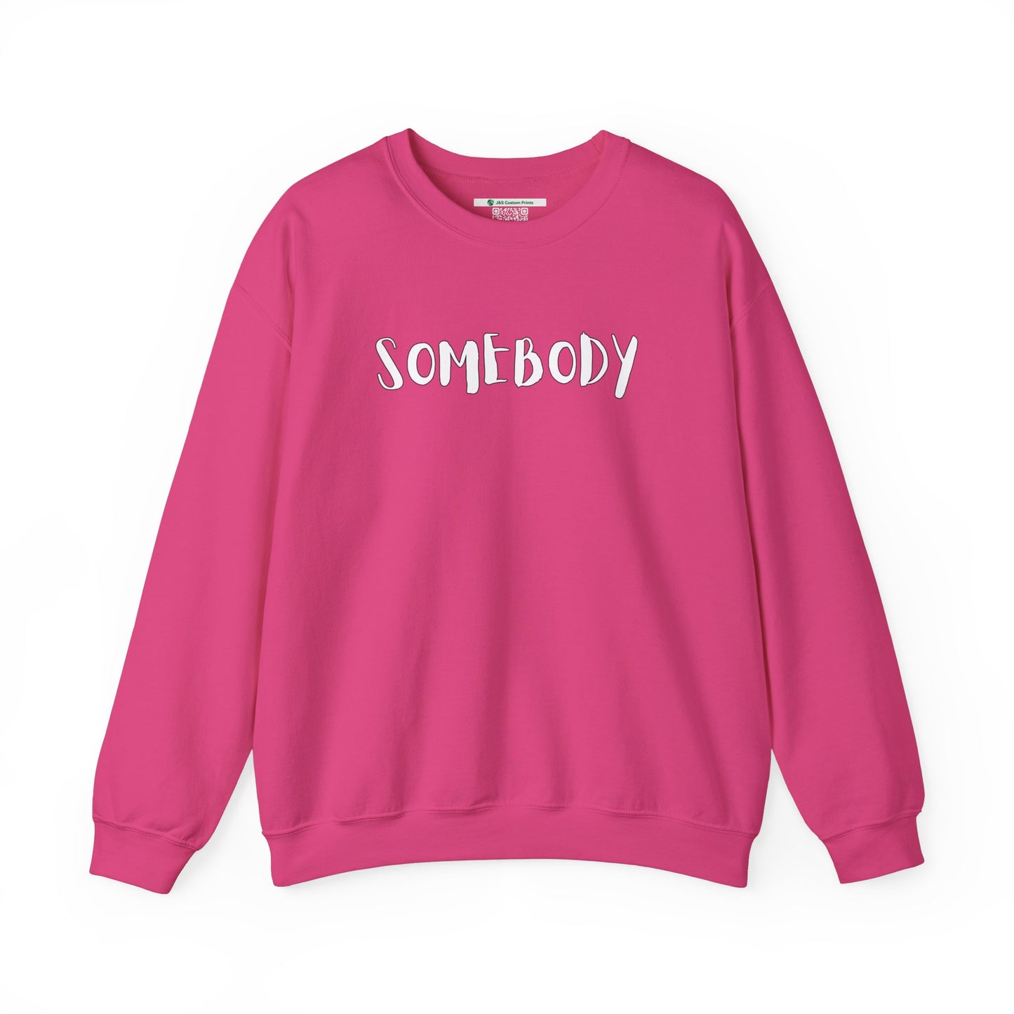 Matching Couple's Set -- "Somebody" (Adult Unisex Crewneck Sweatshirt)