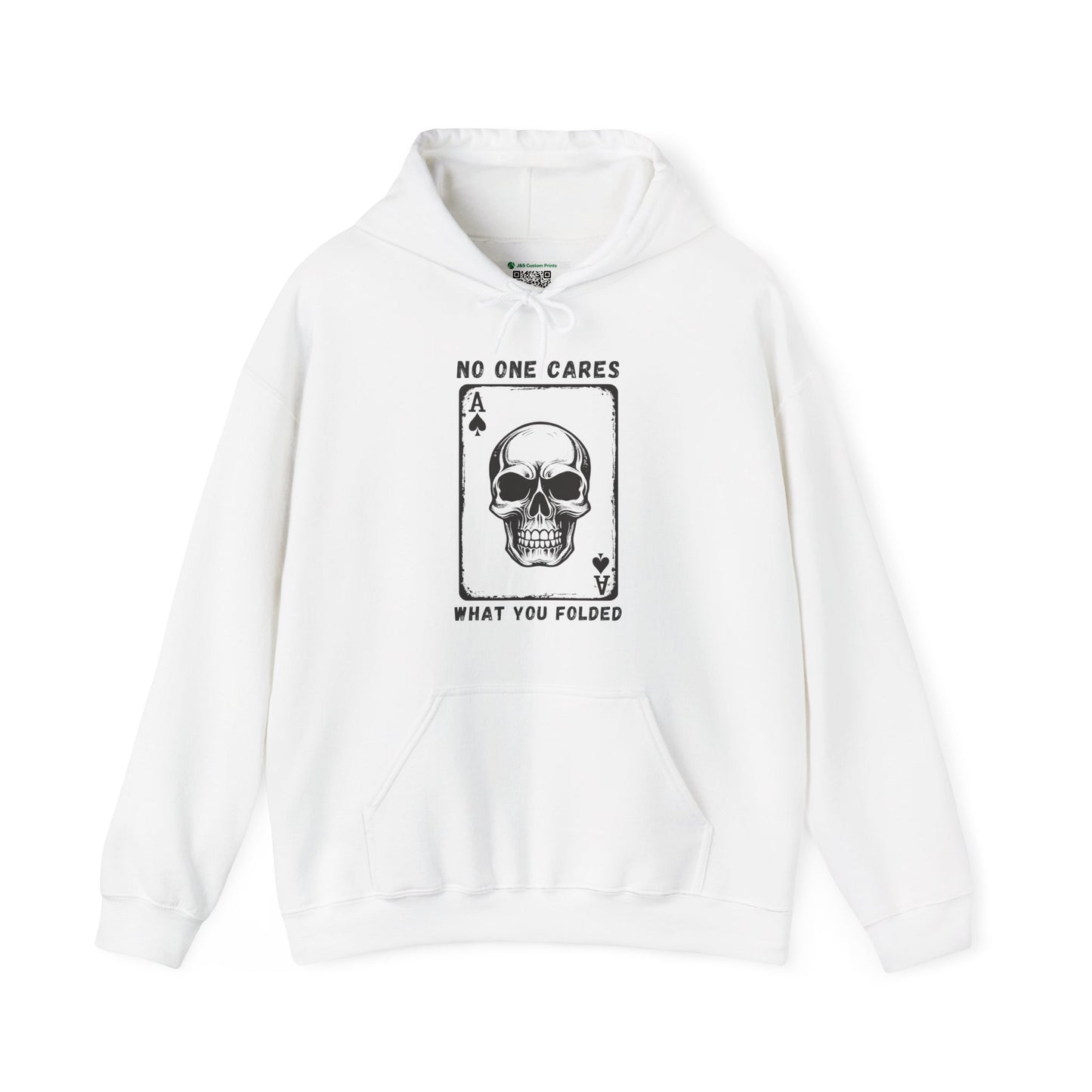 No One Cares What You Folded (Adult Unisex Hooded Sweatshirt)