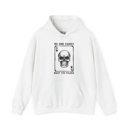 No One Cares What You Folded (Adult Unisex Hooded Sweatshirt)
