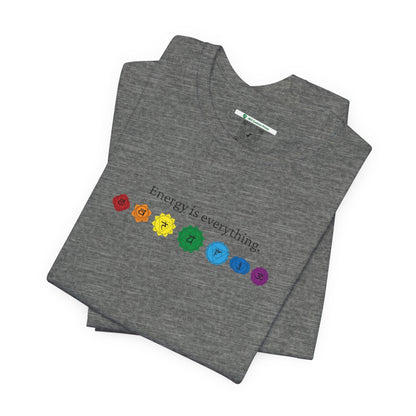 Energy is Everything -- Chakras (Adult Unisex Tee)
