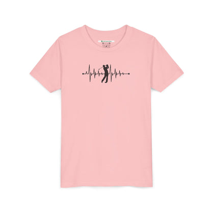 Golf Heartbeat (Youth Unisex Tee)