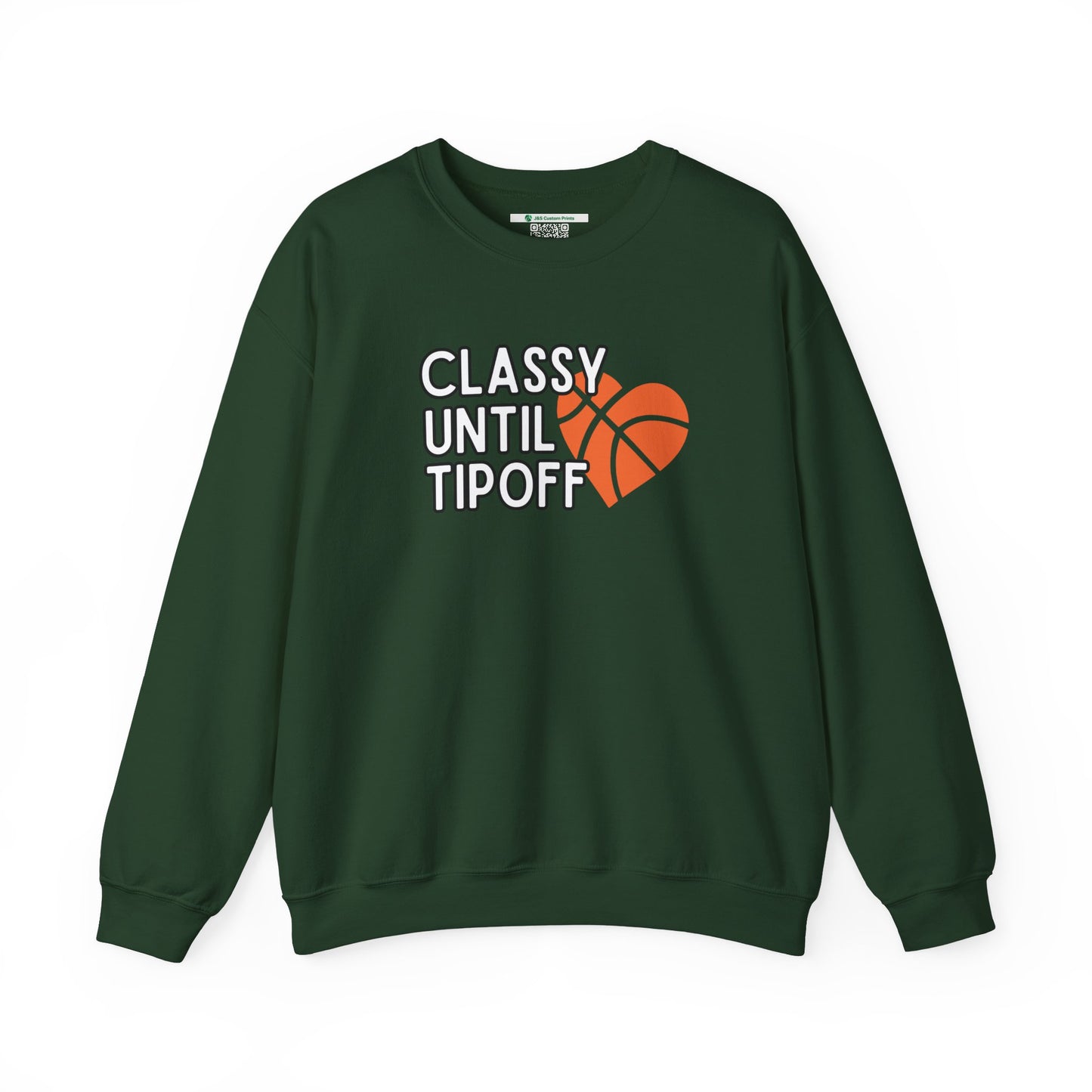 Classy Until Tipoff (Adult Unisex Crewneck Sweatshirt)