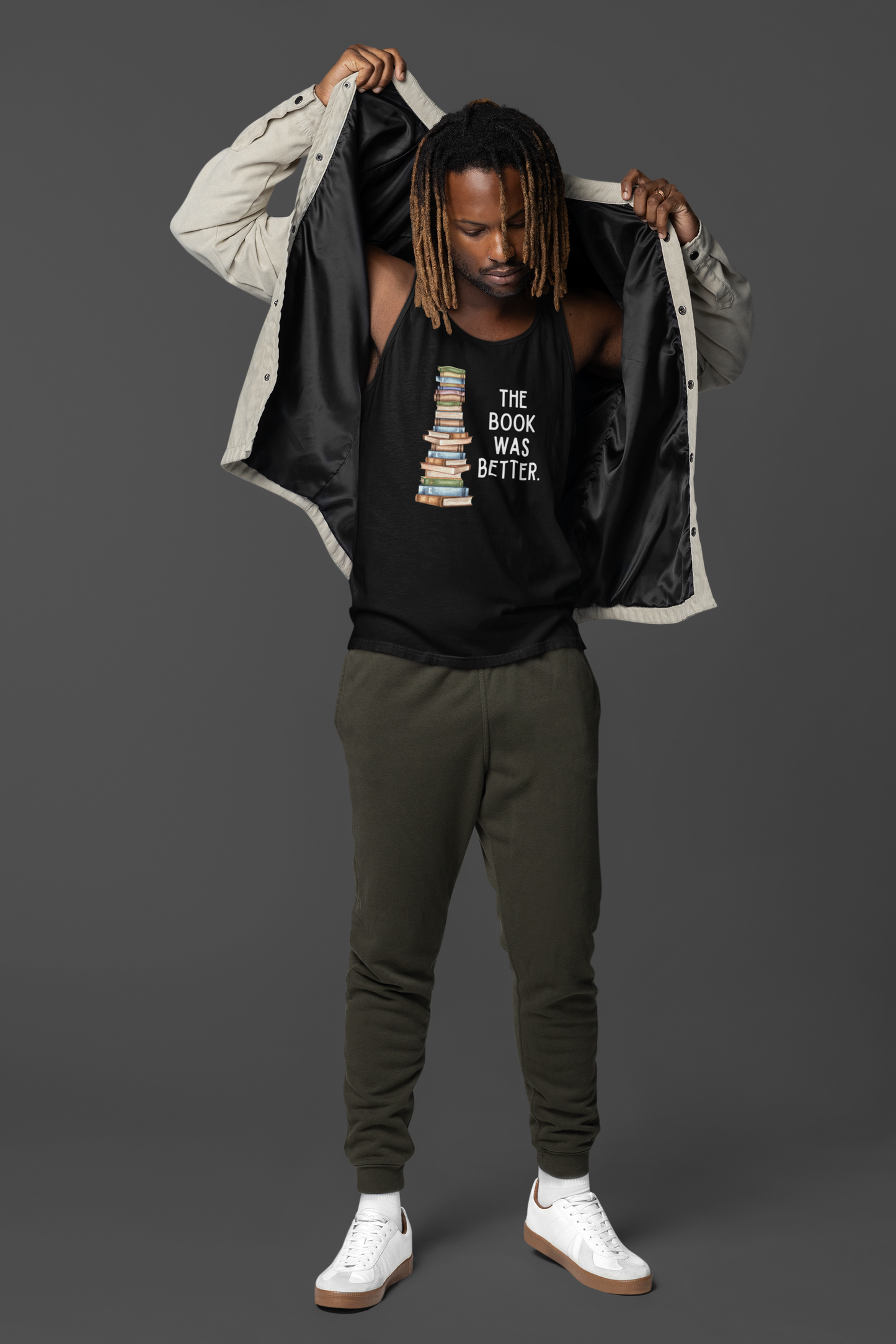 The Book Was Better [2] (Adult Unisex Tank Top)