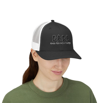 BABE (Embroidered Snapback Trucker Hat)
