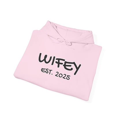 Matching Marriage Set -- "Wifey" (Adult Unisex Hooded Sweatshirt)