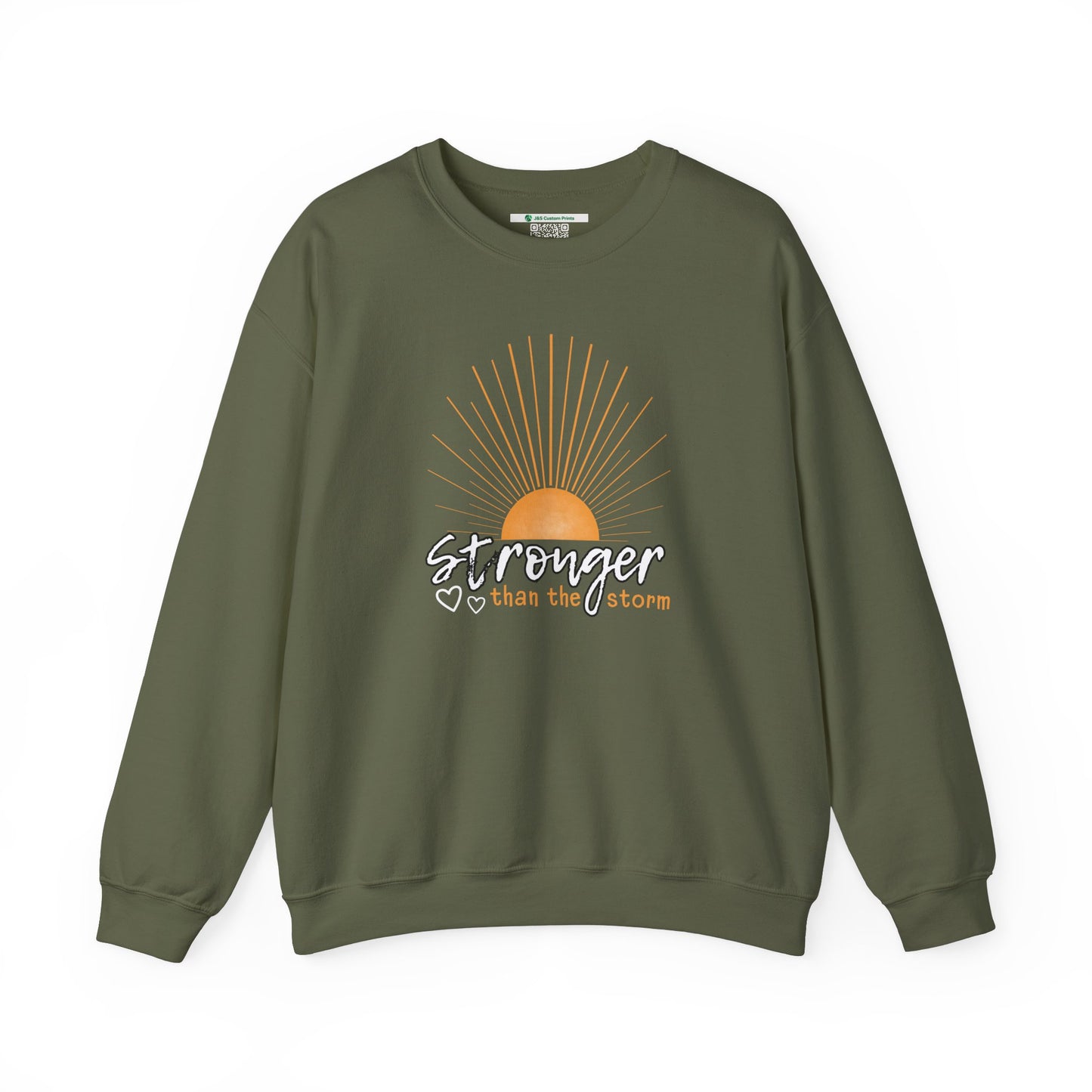 Stronger Than the Storm (Adult Unisex Crewneck Sweatshirt)