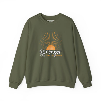 Stronger Than the Storm (Adult Unisex Crewneck Sweatshirt)