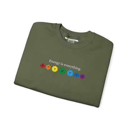 Energy is Everything -- Chakras (Adult Unisex Crewneck Sweatshirt)