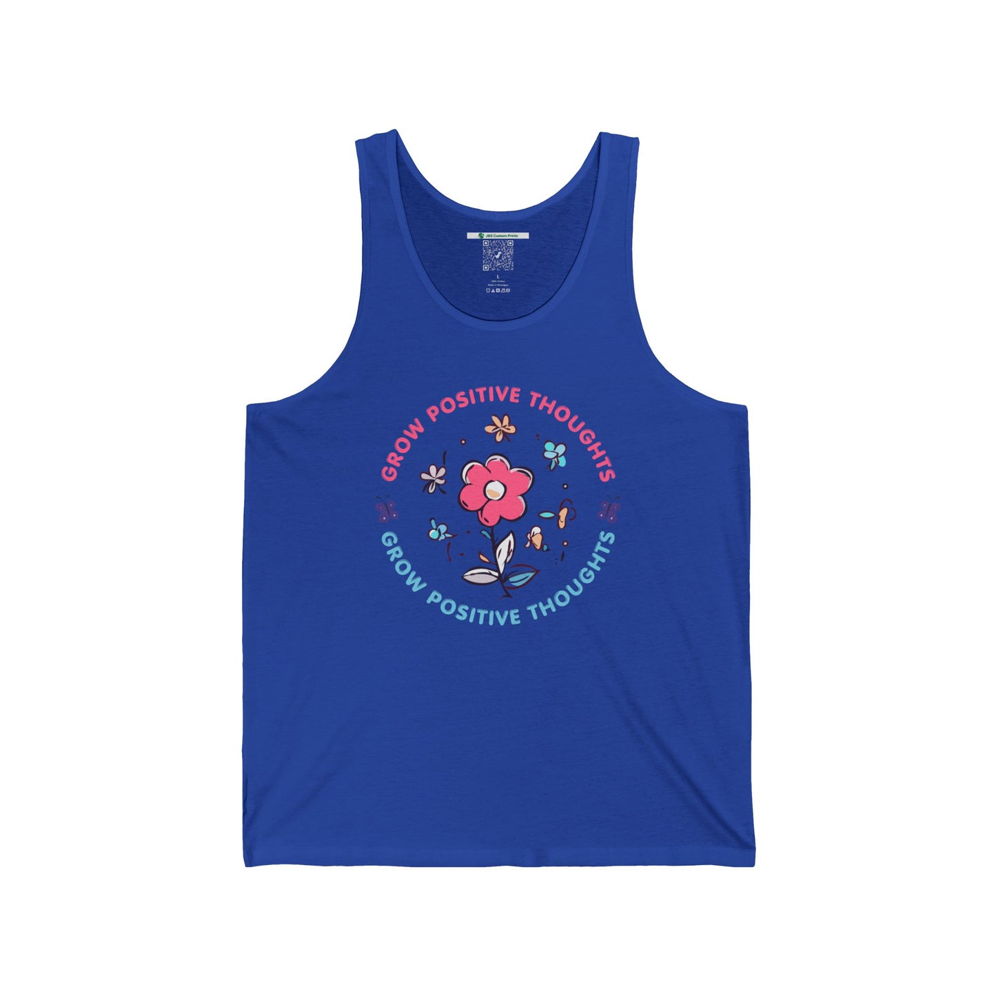 Grow Positive Thoughts (Adult Unisex Tank Top)