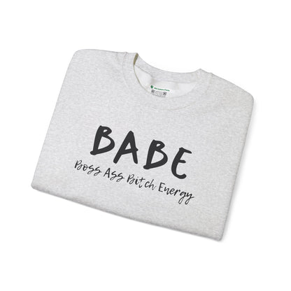 BABE (Adult Unisex Crewneck Sweatshirt)