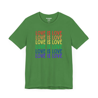 LGBTQ+ "Love Is Love" (Adult Unisex Tee)