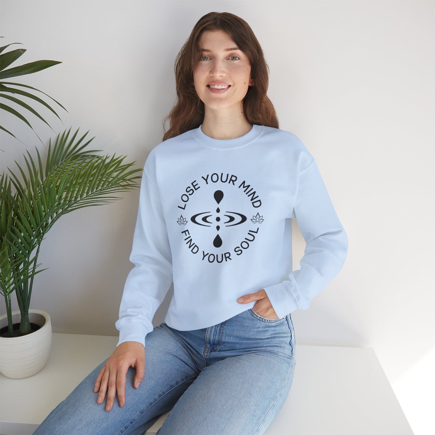 Mindful Awareness -- Icon (Adult Unisex Crewneck Sweatshirt)