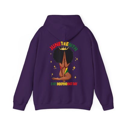 Juneteenth -- My Independence Day (Adult Unisex Hooded Sweatshirt)