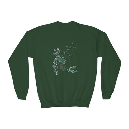 Just Breathe (Youth Crewneck Sweatshirt)