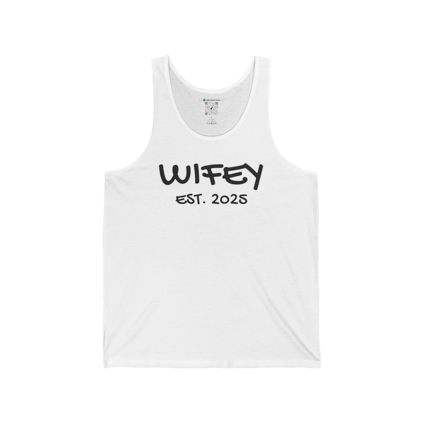 Matching Marriage Set -- "Wifey" (Adult Unisex Tank Top)