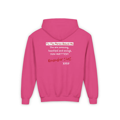 To The Person Behind Me (Youth Hooded Sweatshirt)
