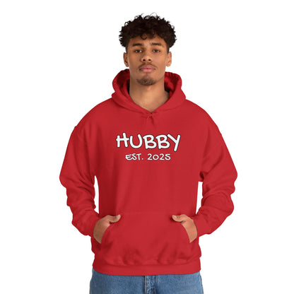 Matching Marriage Set -- "Hubby" (Adult Unisex Hooded Sweatshirt)