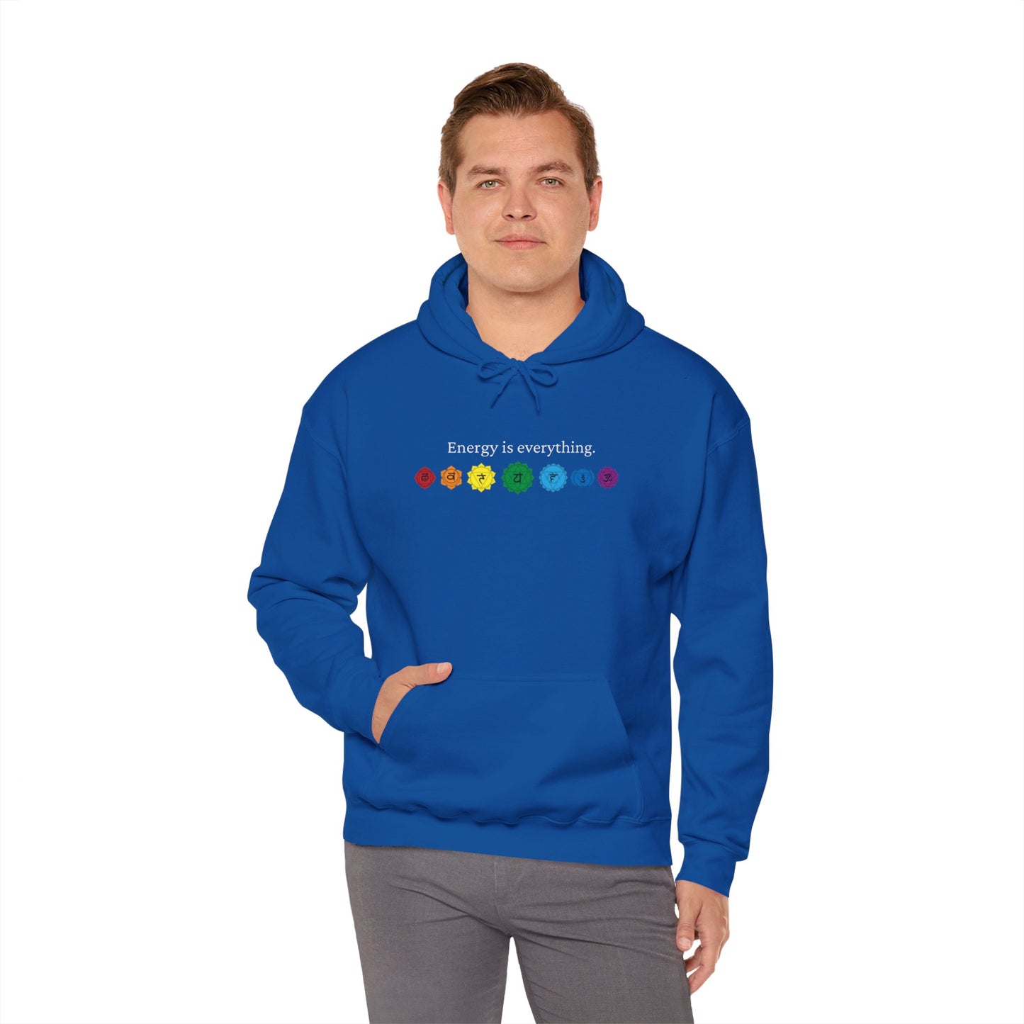 Energy is Everything -- Chakras (Adult Unisex Hooded Sweatshirt)