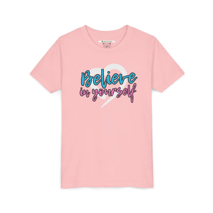 Believe In Yourself -- Blue/Pink (Youth Unisex Tee)