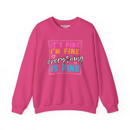 Everything Is Fine (Adult Unisex Crewneck Sweatshirt)