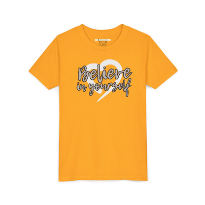 Believe In Yourself -- Gray (Youth Unisex Tee)