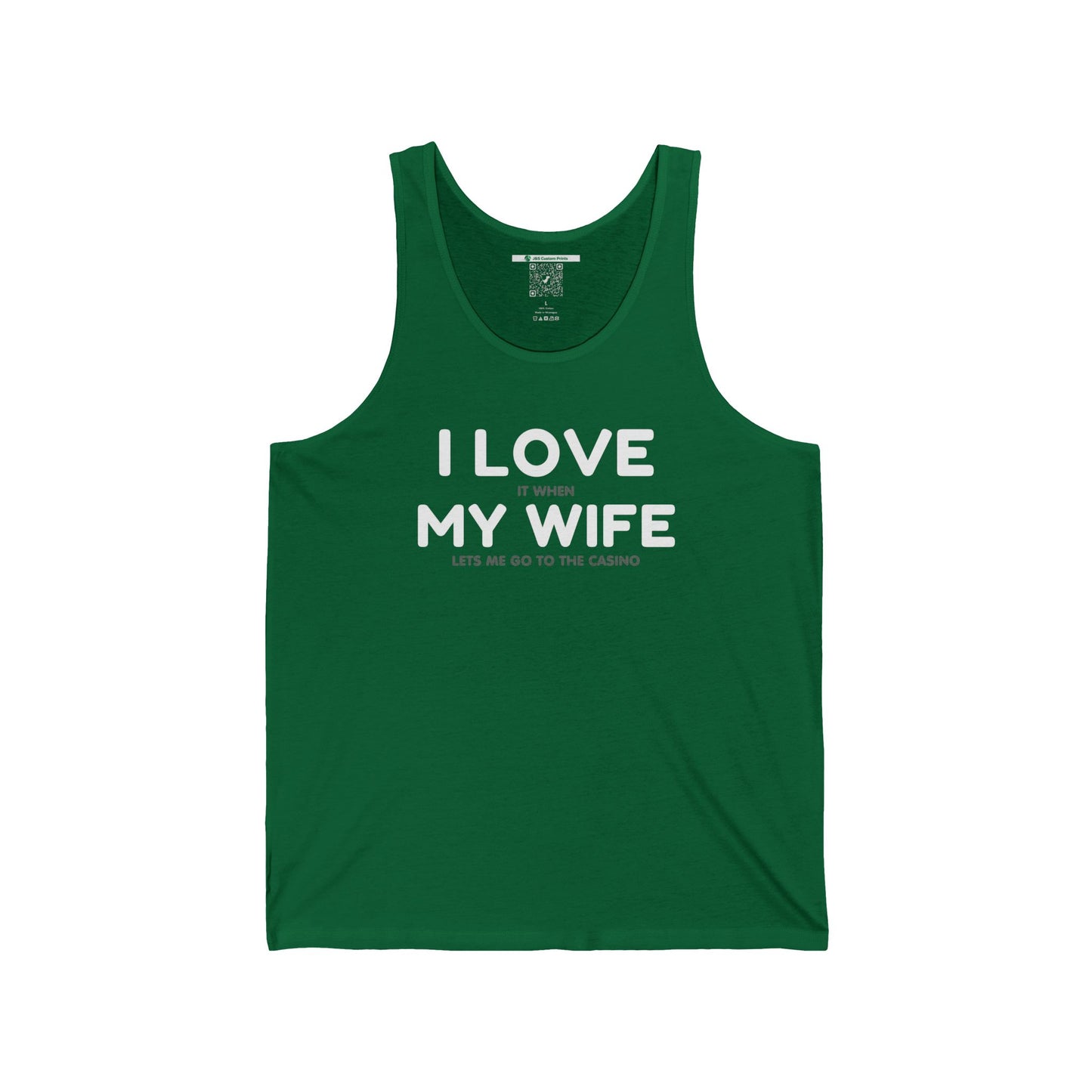 I Love My Wife (Adult Unisex Tank Top)