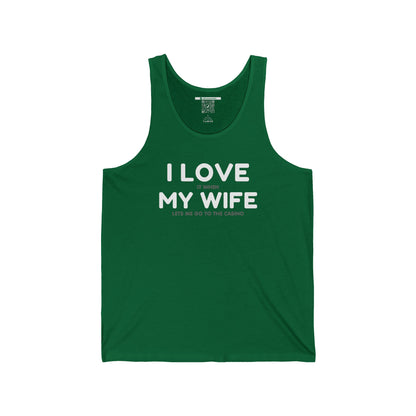 I Love My Wife (Adult Unisex Tank Top)