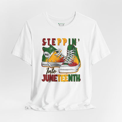 Steppin' Into Juneteenth (Adult Unisex Tee)