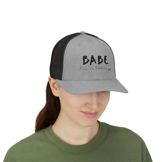 BABE (Embroidered Snapback Trucker Hat)