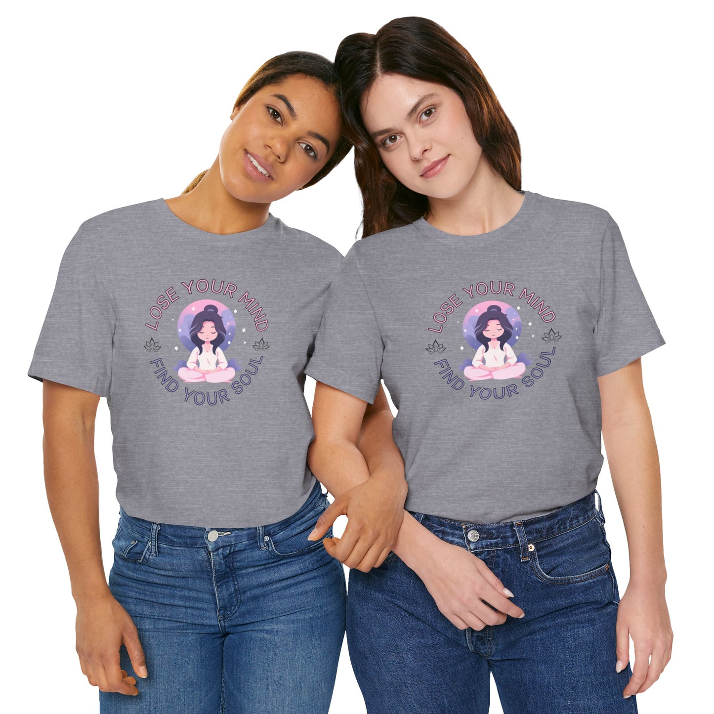 Mindful Awareness -- Meditation (Adult Unisex Tee)