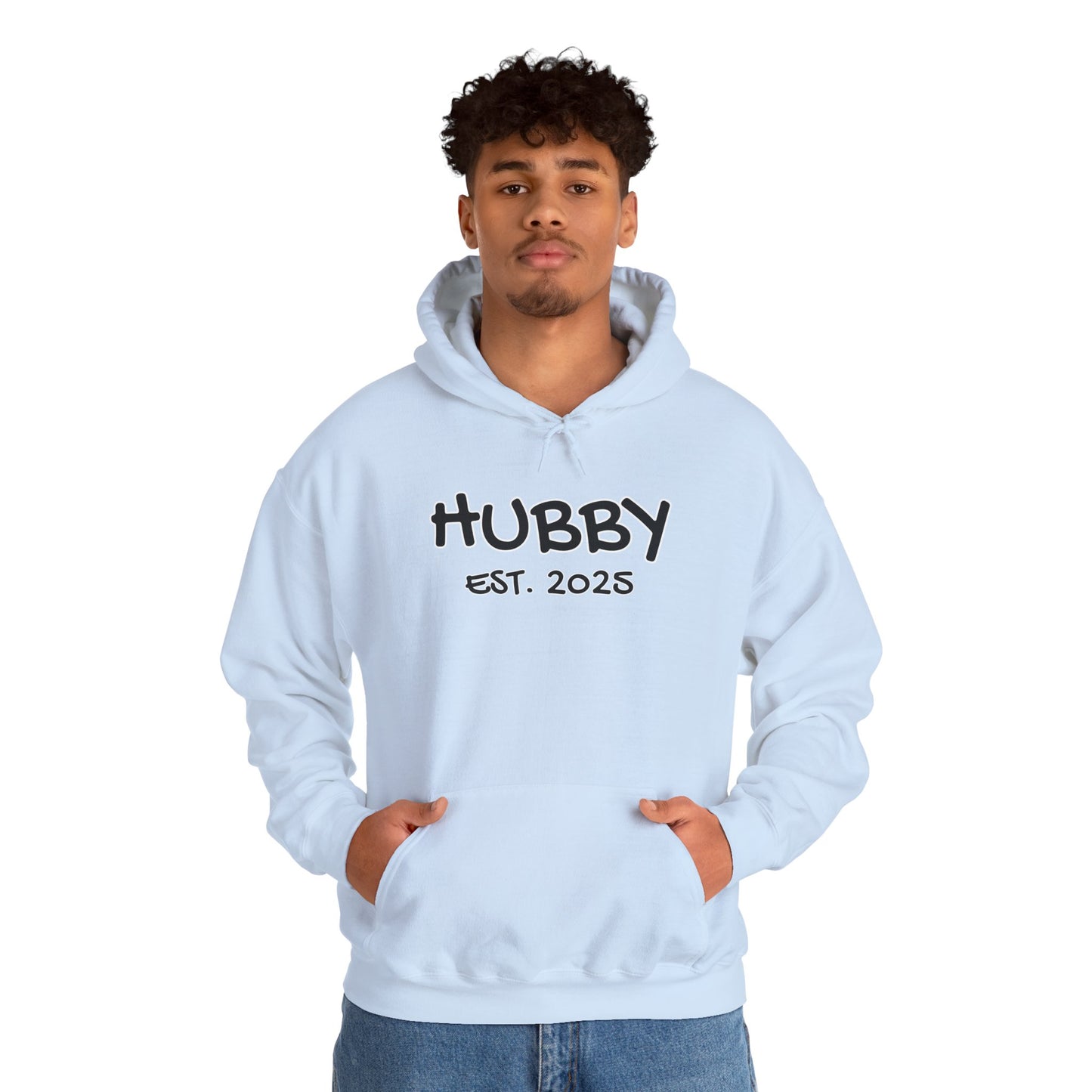 Matching Marriage Set -- "Hubby" (Adult Unisex Hooded Sweatshirt)