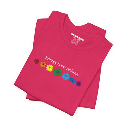 Energy is Everything -- Chakras (Adult Unisex Tee)