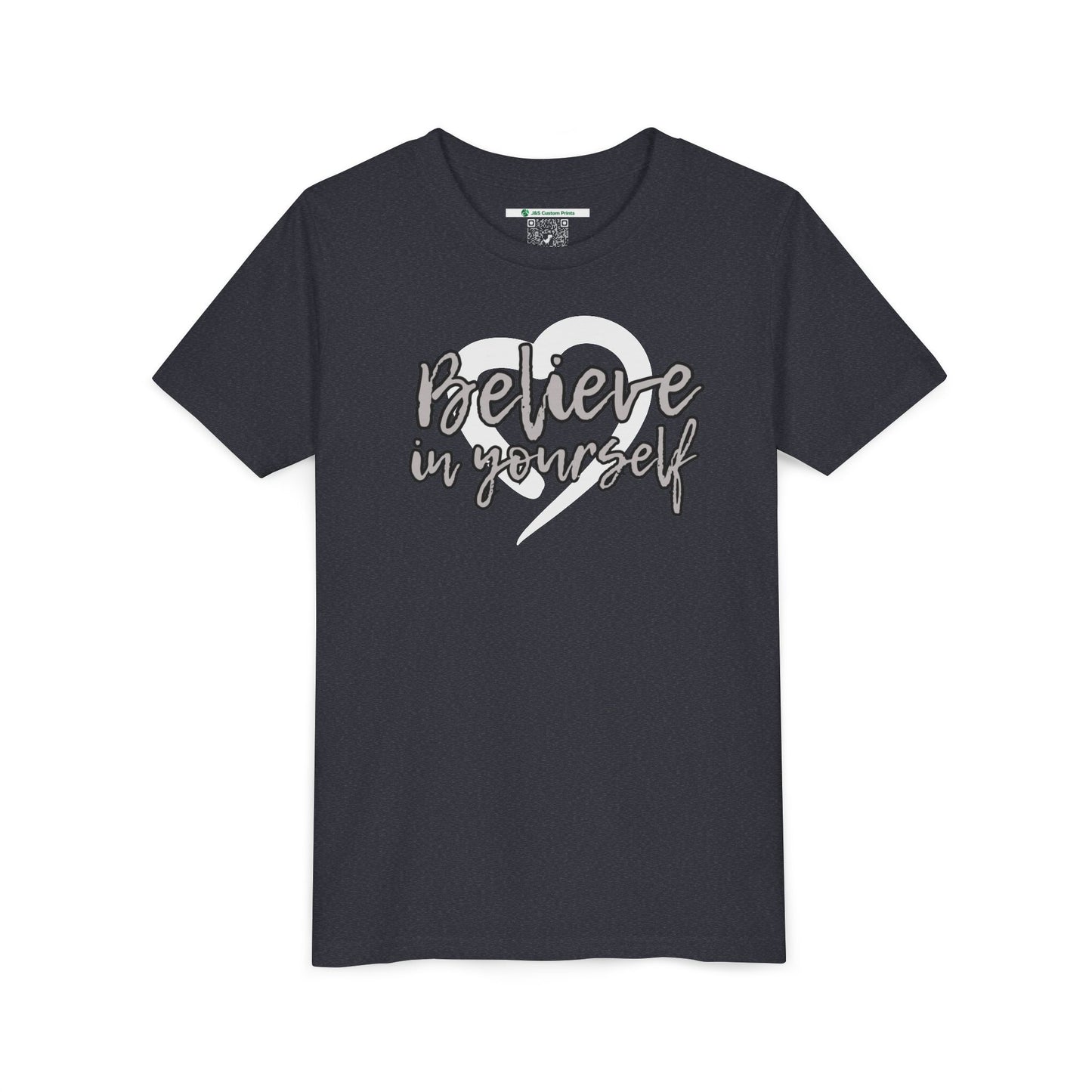 Believe In Yourself -- Gray (Youth Unisex Tee)