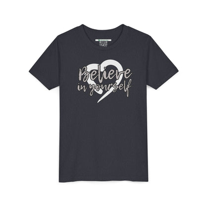 Believe In Yourself -- Gray (Youth Unisex Tee)
