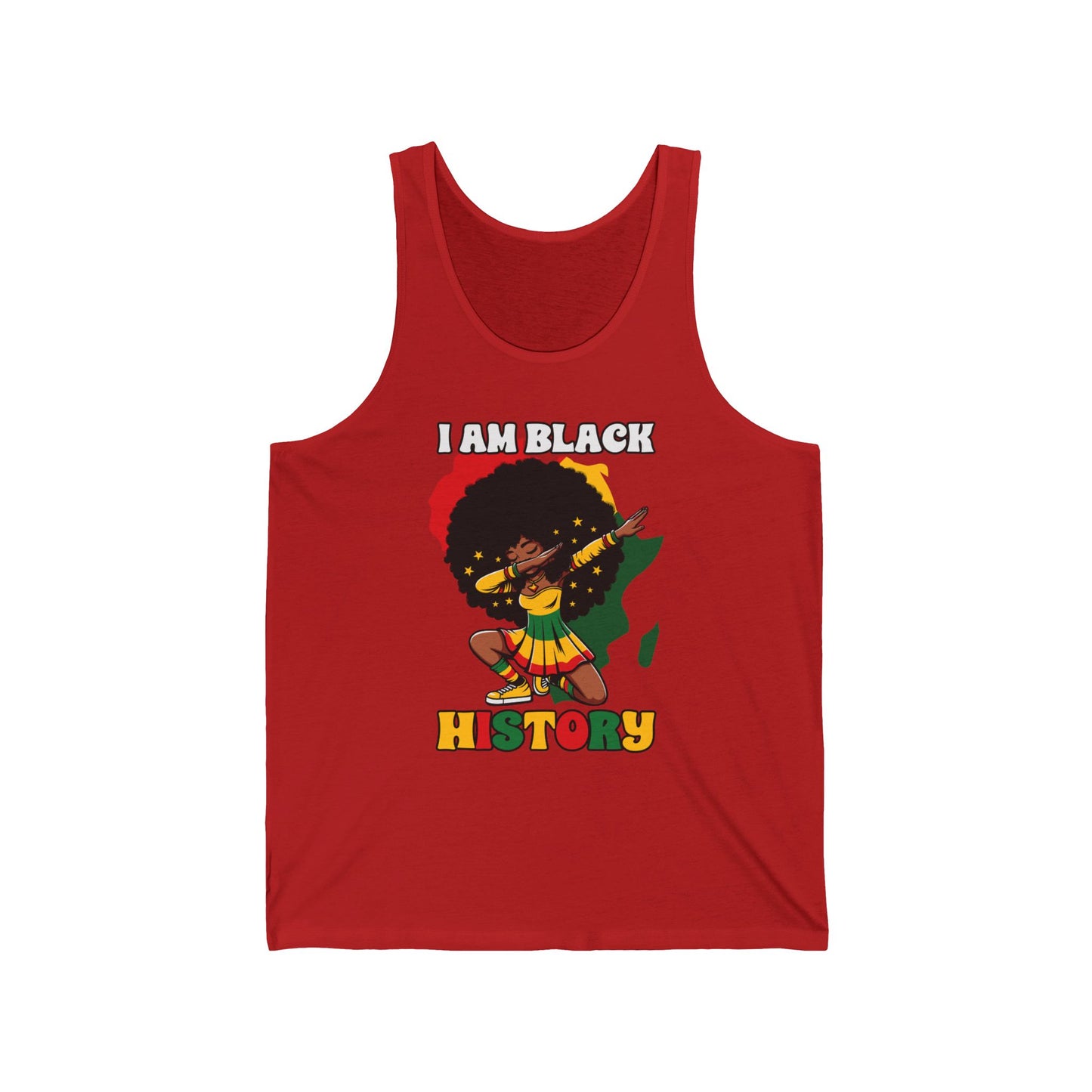 I Am Black History (Adult Unisex Tank Top) - J&S Custom Prints
