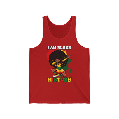 I Am Black History (Adult Unisex Tank Top) - J&S Custom Prints