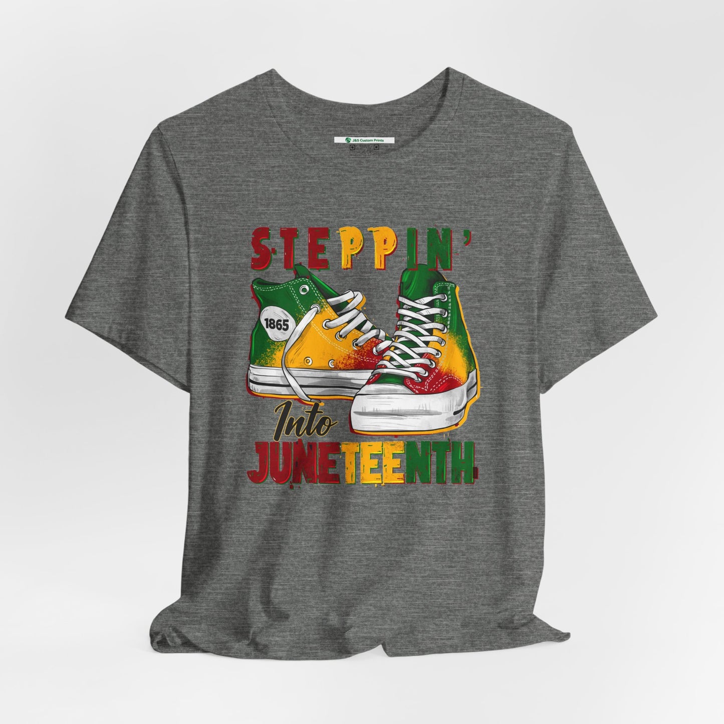 Steppin' Into Juneteenth (Adult Unisex Tee)