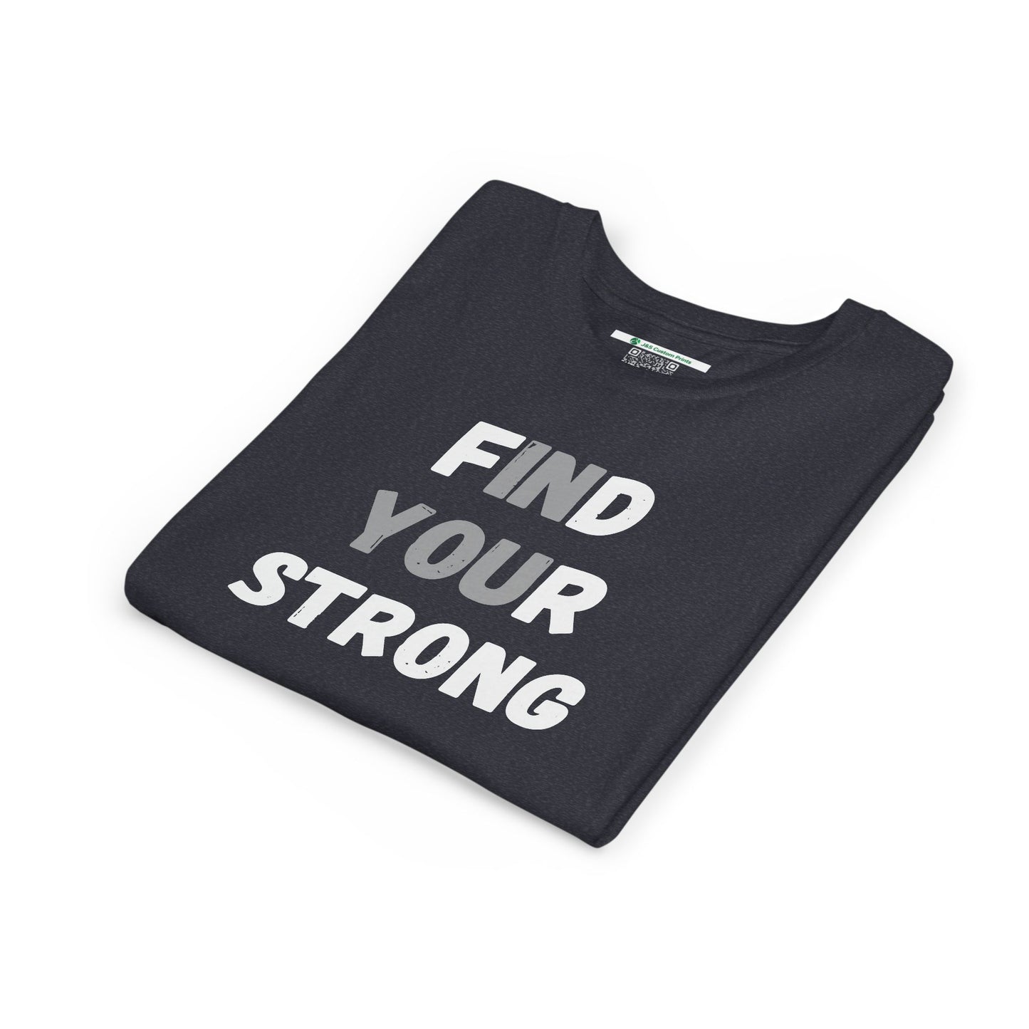Find Your Strong -- Simple Design (Youth Unisex Tee)