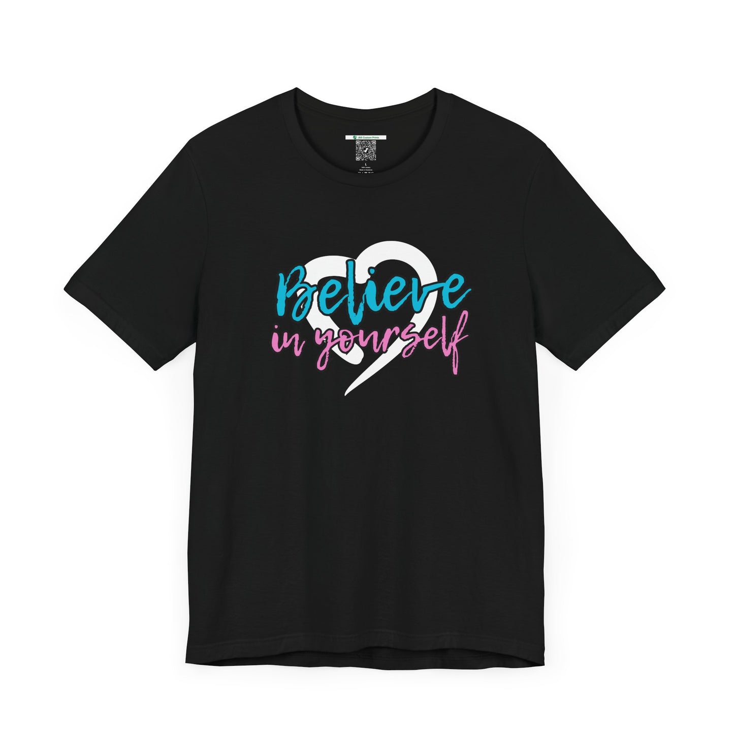 Believe In Yourself -- Pink/Blue (Adult Unisex Tee)
