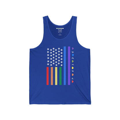 Pride Flag (Adult Unisex Tank Top)