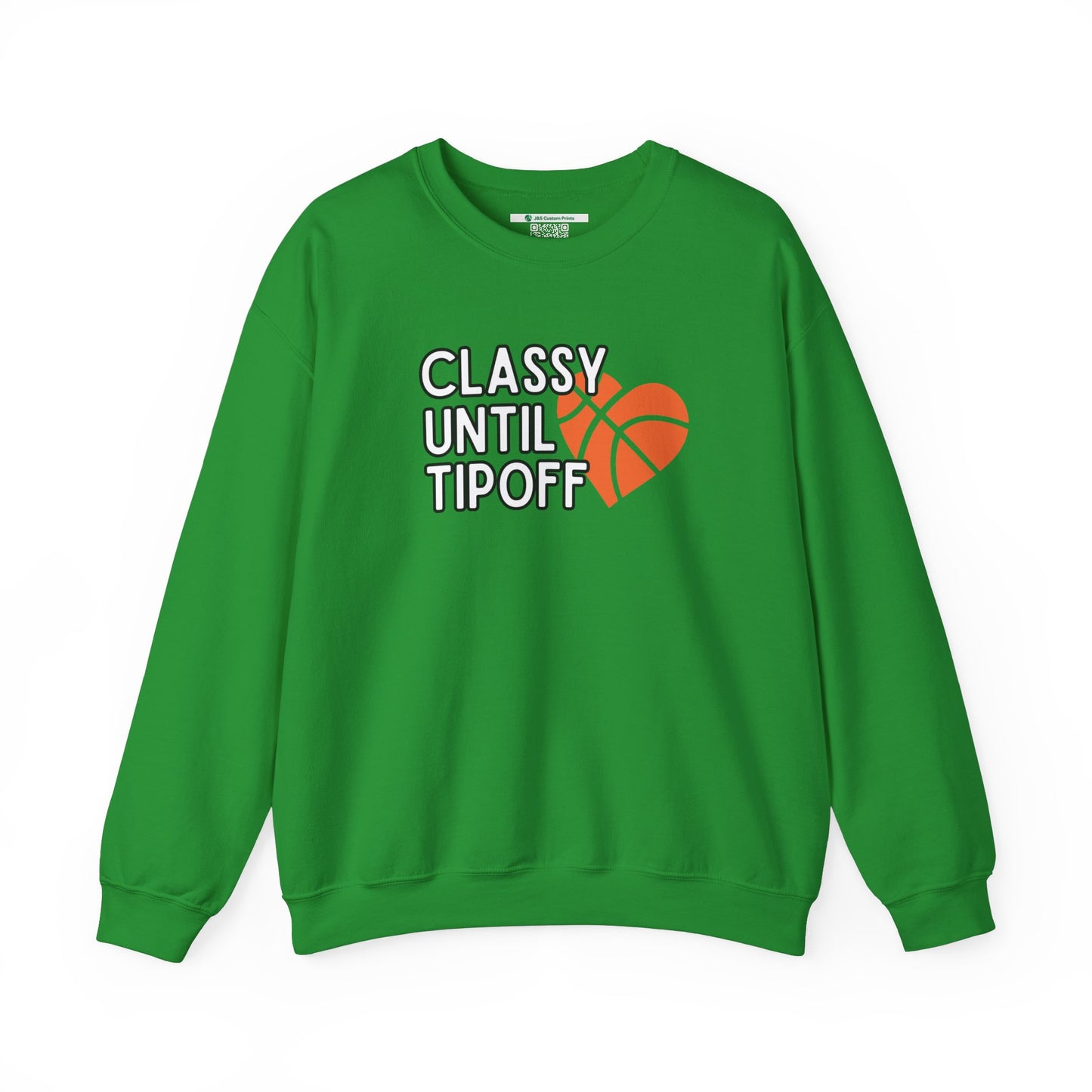 Classy Until Tipoff (Adult Unisex Crewneck Sweatshirt)