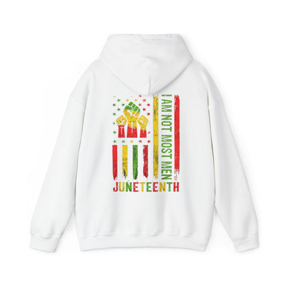 Juneteenth -- Not Most Men (Adult Unisex Hooded Sweatshirt)